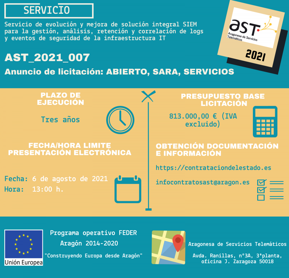 Licitación evolución SIEM