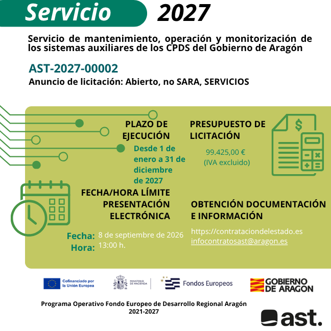 Imagen licitación AST-2027-00002