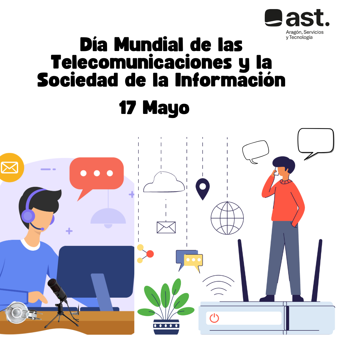 poster del dia de las telecomunicaciones y la sociedad de la informacion