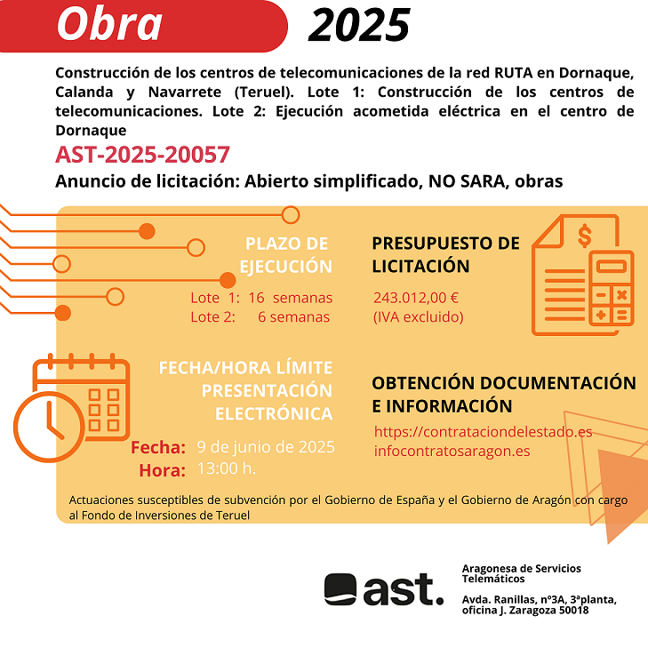 Imagen licitación AST-2025-20057