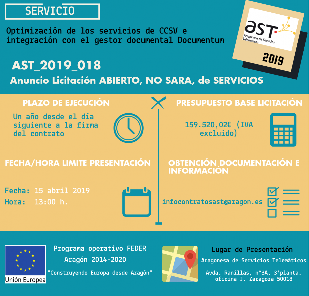 Imagen de ampliación de plazo licitación AST_2019_18