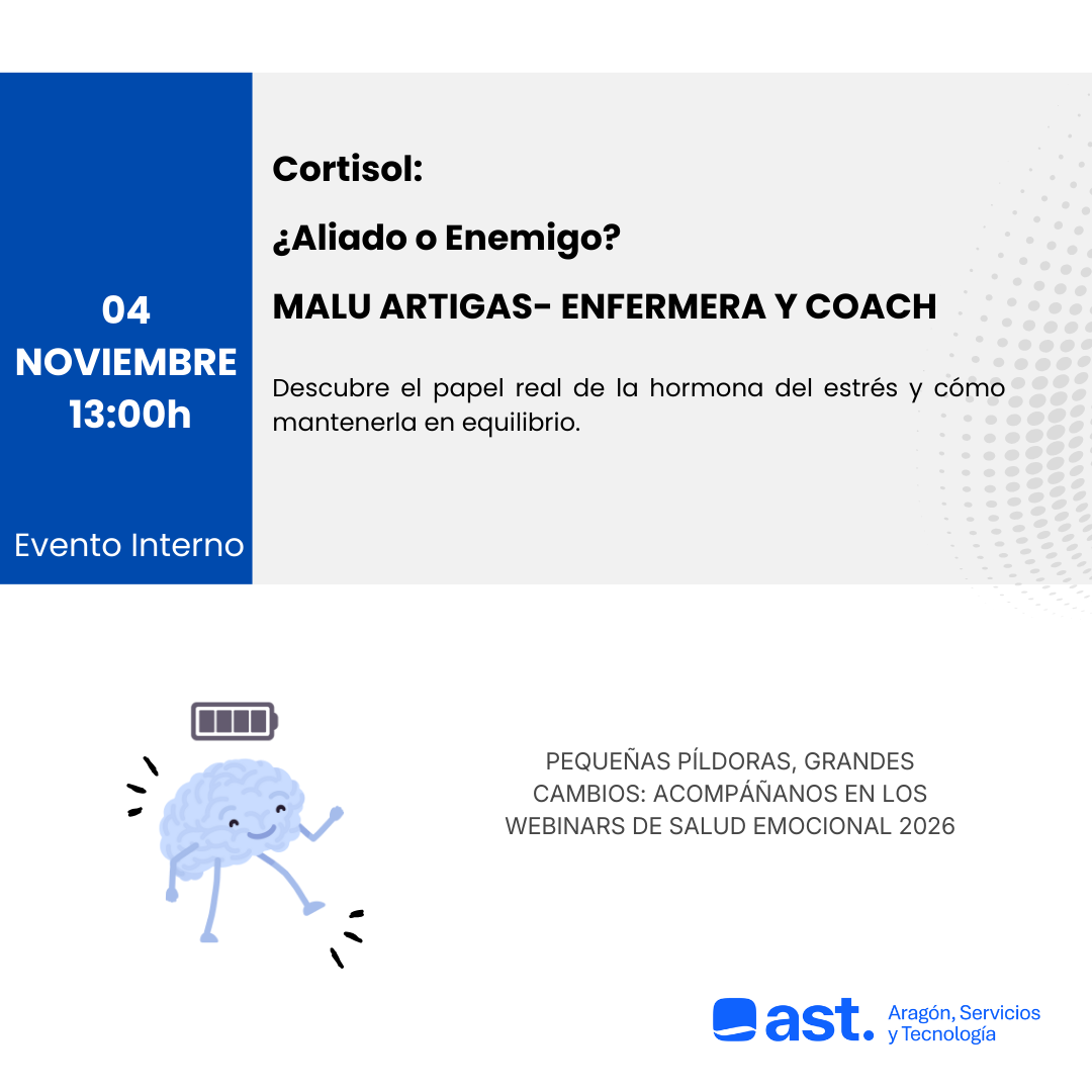 poster pildora bienestar emocional el cortisol