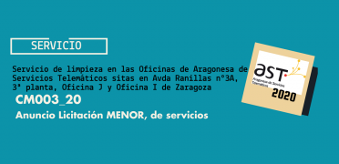 Licitación servicio limpieza AST Expo