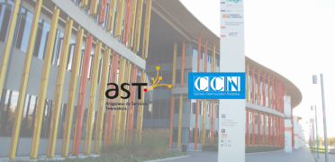 Imagen de convenio de ciberseguridad entre AST y CCN