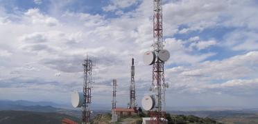 Imagen de un centro de telecomunicaciones