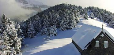  "Vista desde estación automática de alta montaña de AEMET en Torla - El Cebollar"
