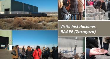 Imagen de visita de AST a las instalaciones de RAAEE (Zaragoza)