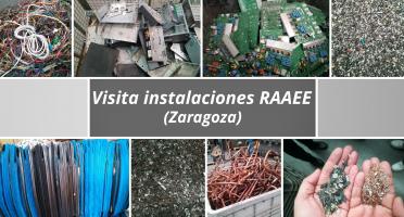 Imagen de la Visita de AST a las instalaciones de RAAEE (Zaragoza)