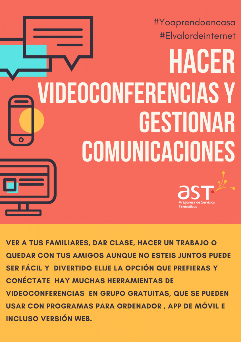 Imagen de Videoconferencias y comunicaciones - Día de Internet - AST